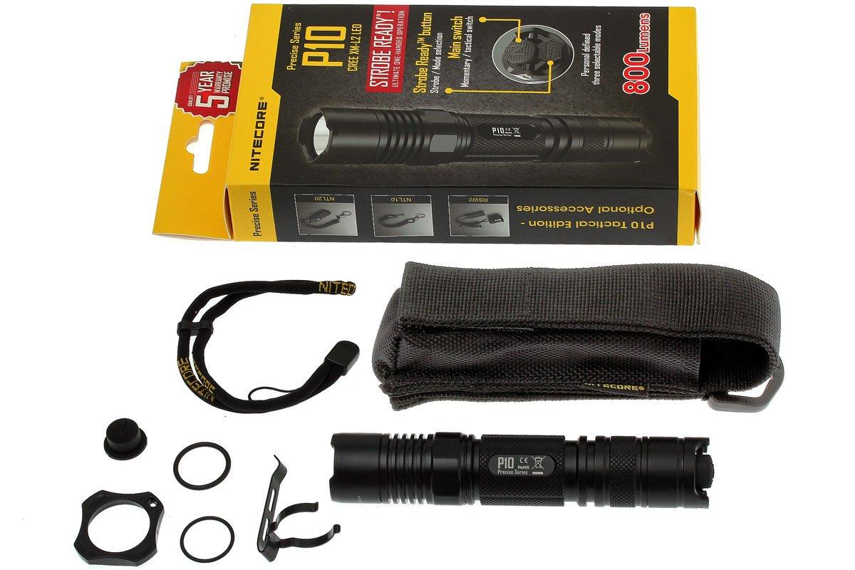 Nitecore P10 LED-torch | Advantageously shopping at Knivesandtools.com