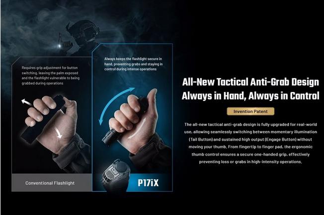 Afbeelding voor Nitecore P17iX tactische zaklamp, 5000 lumen