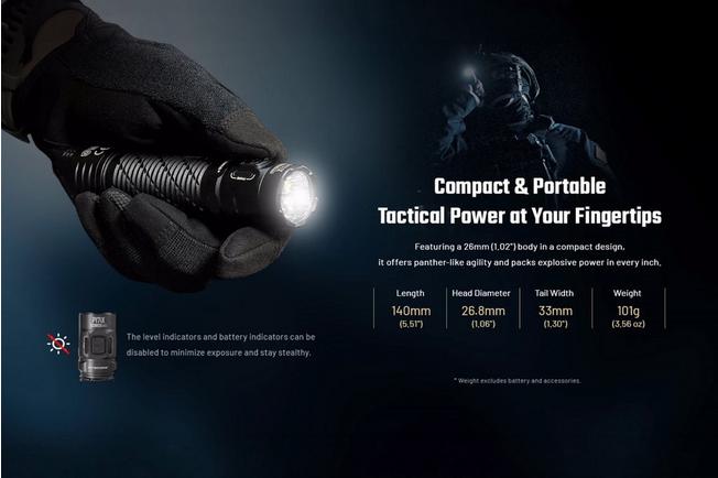 Afbeelding voor Nitecore P17iX tactische zaklamp, 5000 lumen