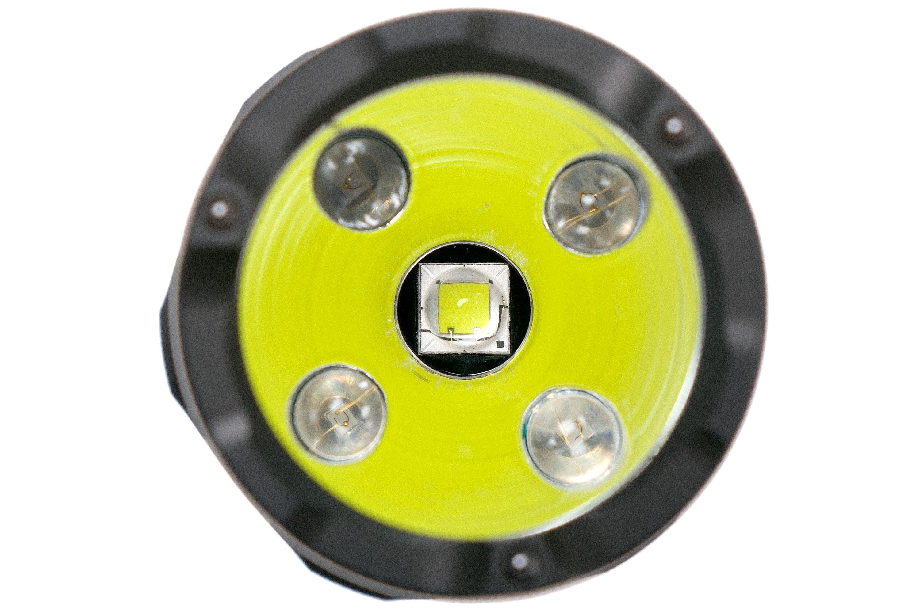 Nitecore P20i UV flashlight with uvlight, 1800 lumens Advantageously