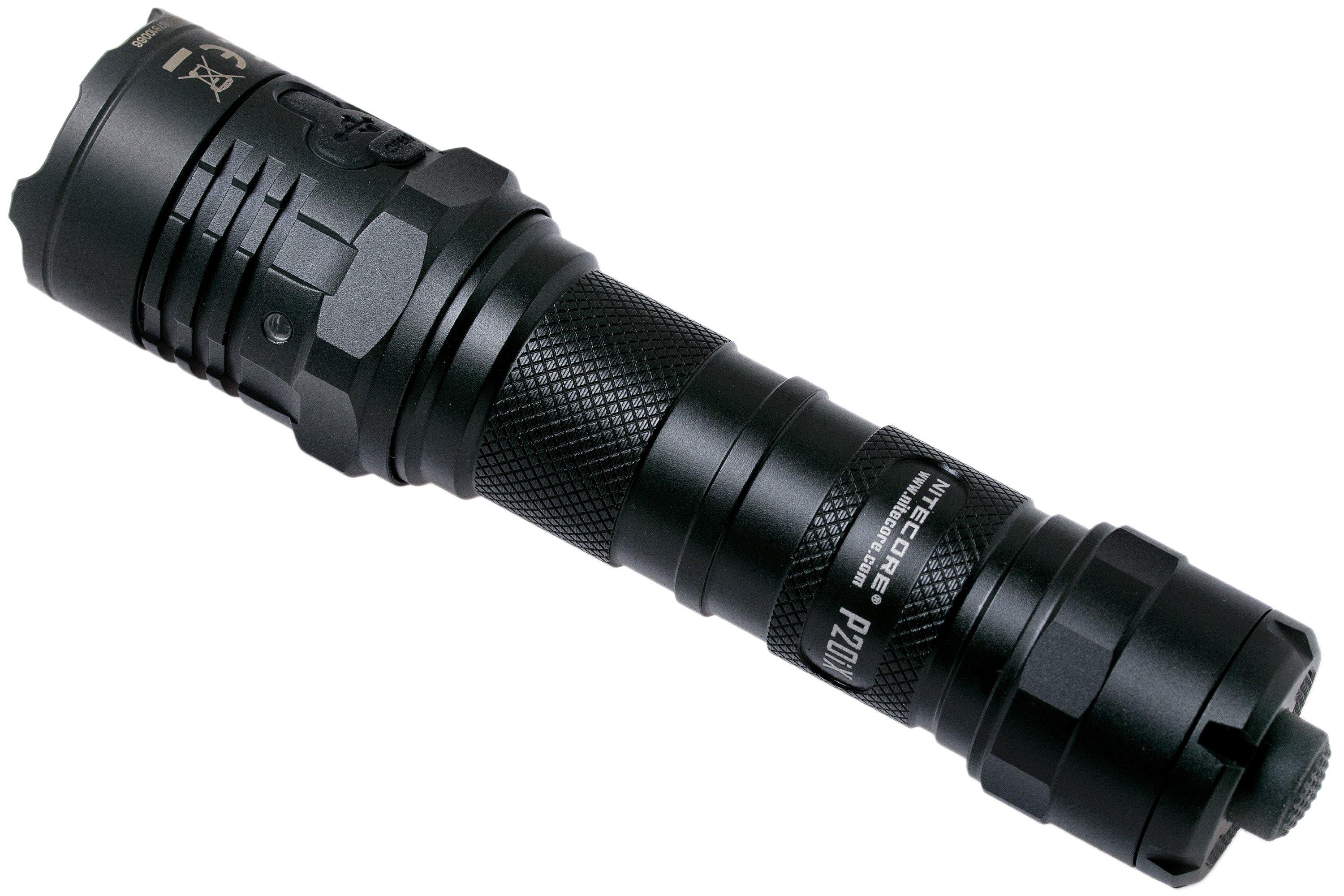 Nitecore P20iX tactical flashlight, 4000 lumens Advantageously
