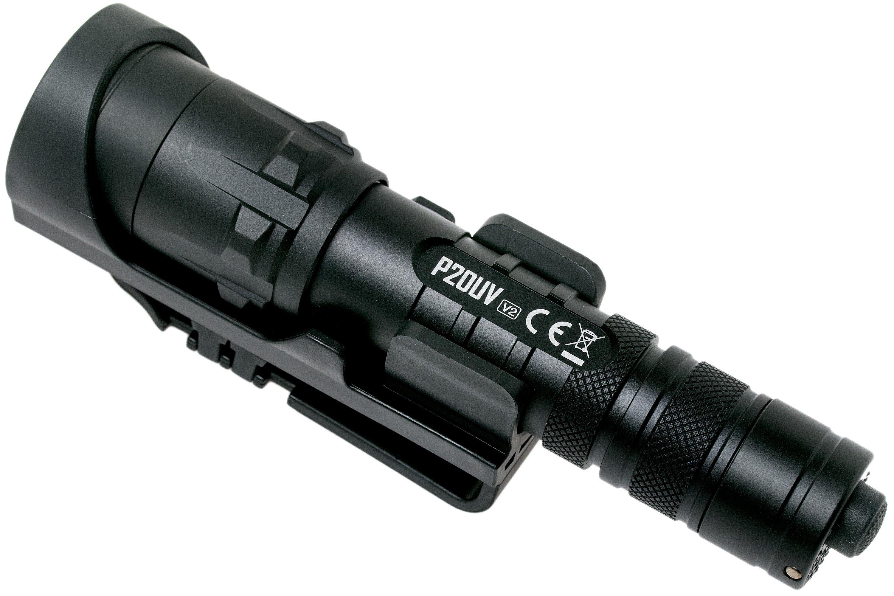 Nitecore P20UV V2 lampe de poche avec lumière UV, 1000 lumen