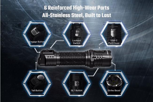 Image for Nitecore P27iX tactical flashlight, 5000 lumens
