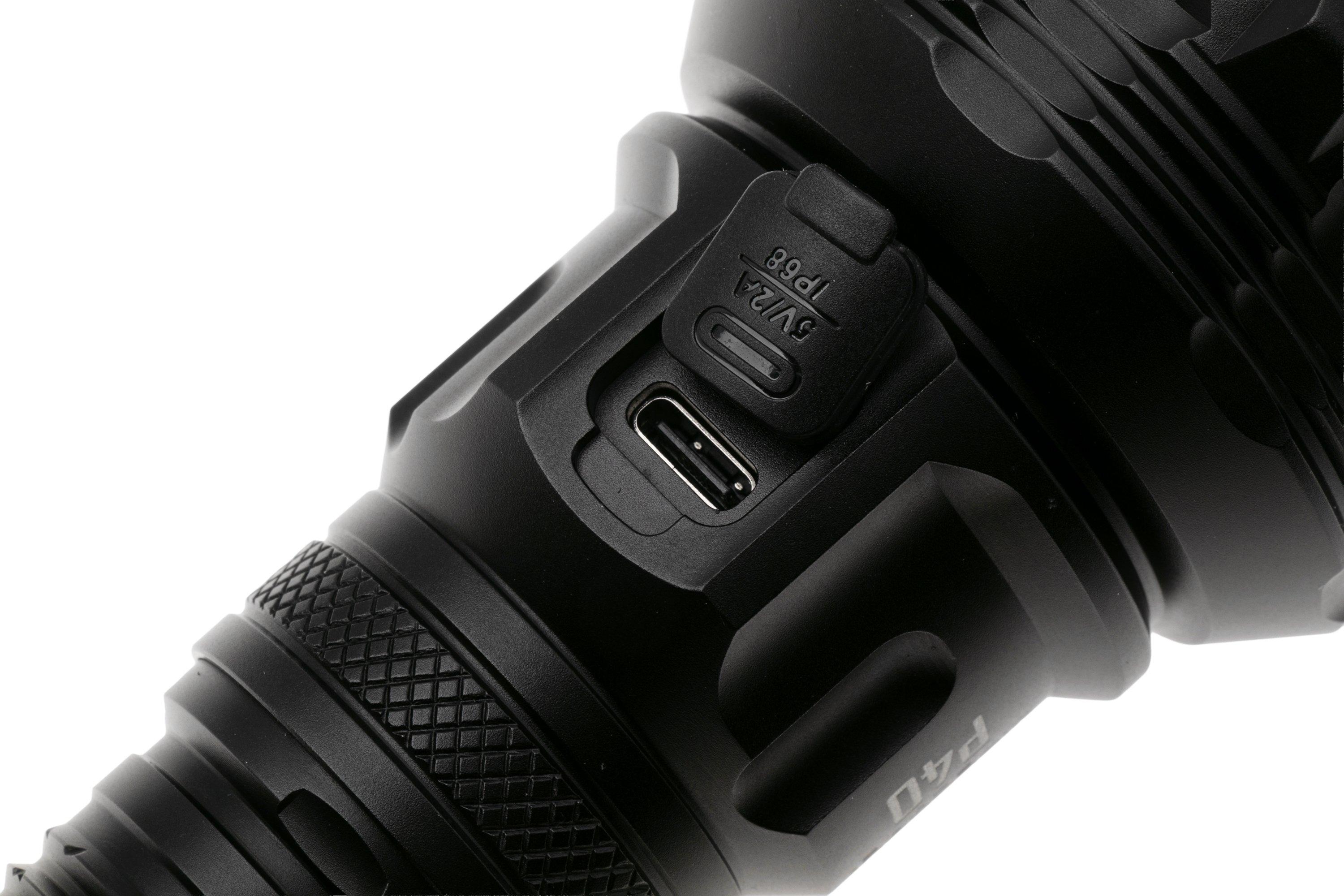 Nitecore P40, rechargeable LEP torch, 2000 lumens | Advantageously ...