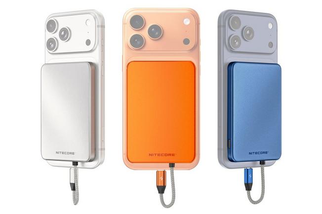 Image for Nitecore POCKET 5 Magnetic Ultra Thin Power Bank, Alloy Orange, power bank, 5000mAh