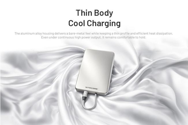 Image for Nitecore POCKET 5 Magnetic Ultra Thin Power Bank, Alloy Orange, power bank, 5000mAh