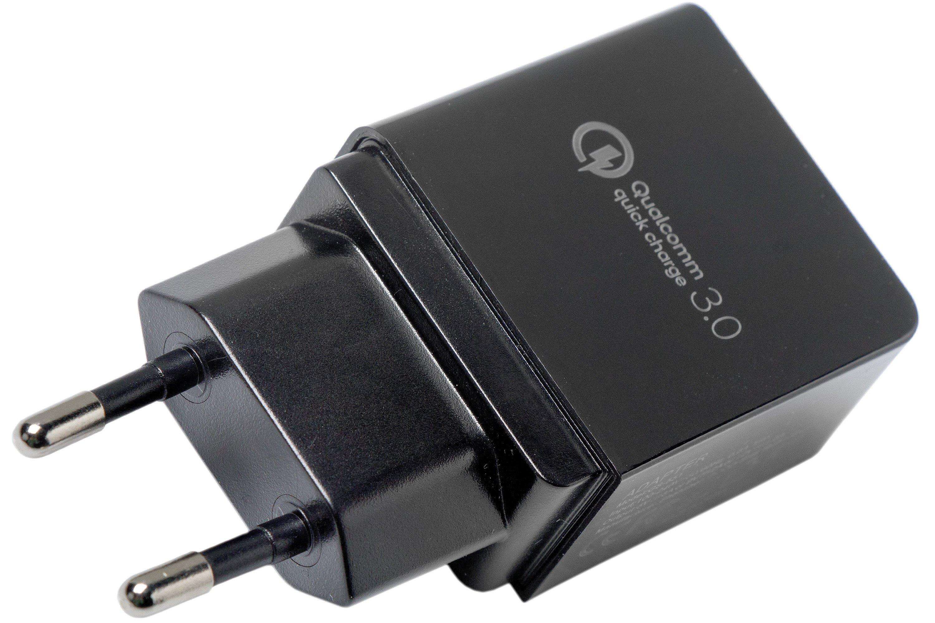 Qualcomm QC 3.0 usb-adapter | Advantageously shopping at Knivesandtools.com