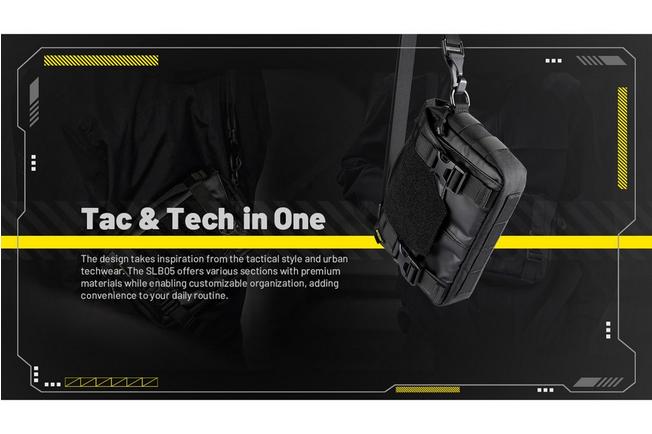 Afbeelding voor Nitecore SLB05 Illusion Modular Commuting Sling Bag, schoudertas, 2 liter