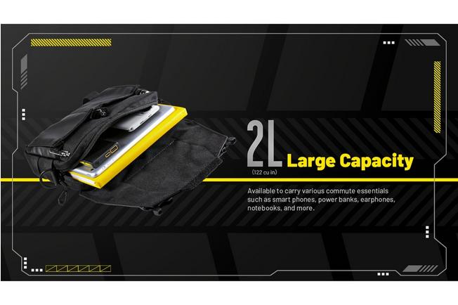 Afbeelding voor Nitecore SLB05 Illusion Modular Commuting Sling Bag, schoudertas, 2 liter