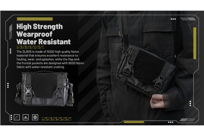 Afbeelding voor Nitecore SLB05 Illusion Modular Commuting Sling Bag, schoudertas, 2 liter