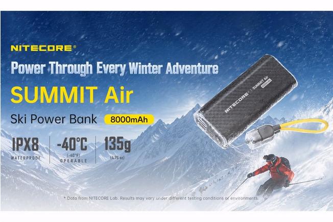 Afbeelding voor Nitecore SUMMIT Air Powerbank, 8000mAh