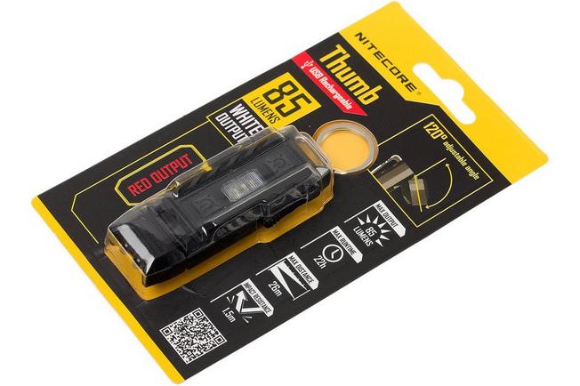 Comprar Linterna Nitecore Thumb 85Lumens Negra