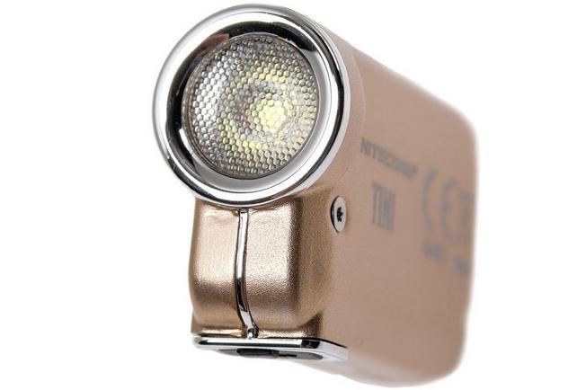 Image for Nitecore TINI rechargeable keychain flashlight, gold