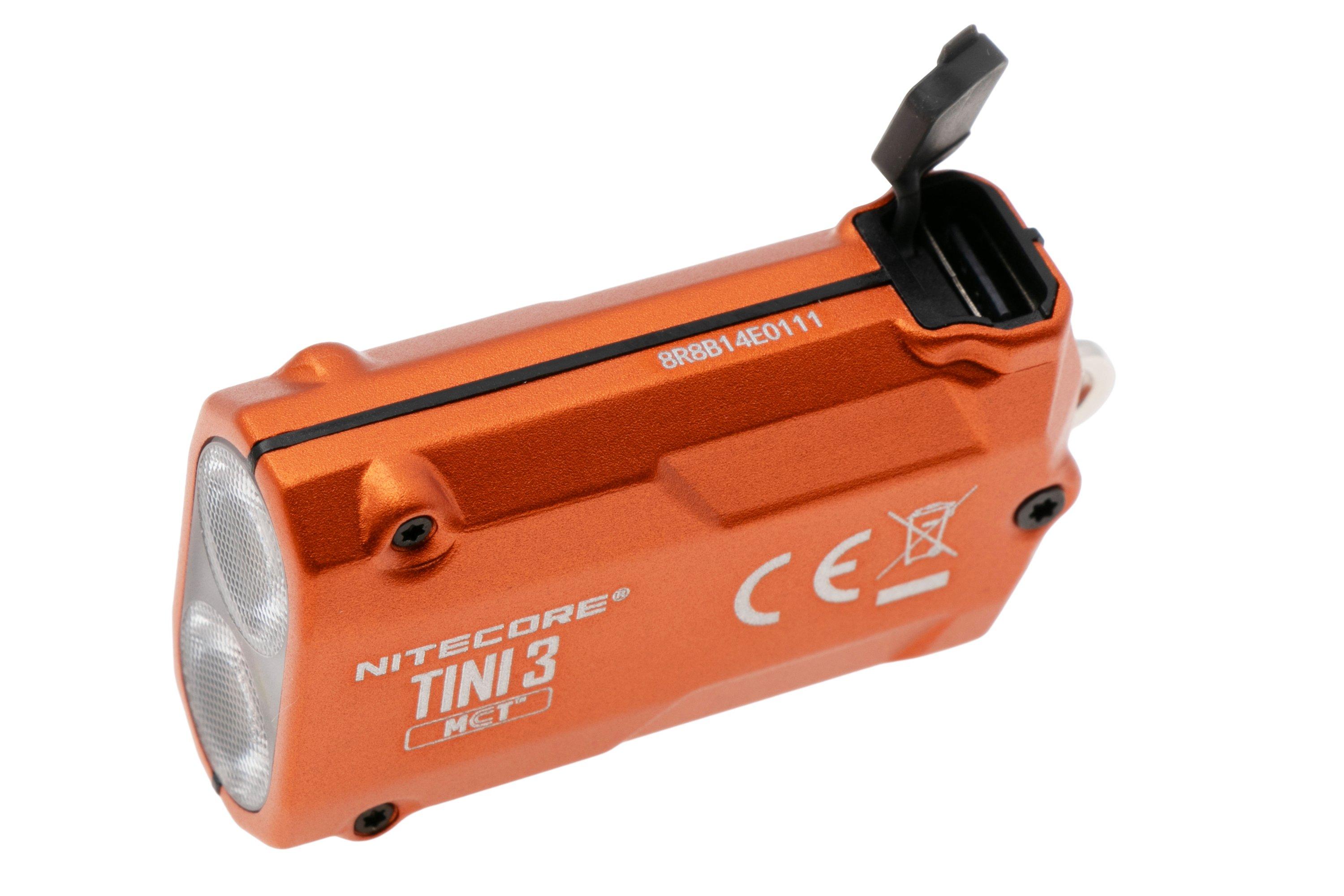 Nitecore TINI3 MCT Schlüsselanhänger Licht - 600 Lumen Mehrfarben