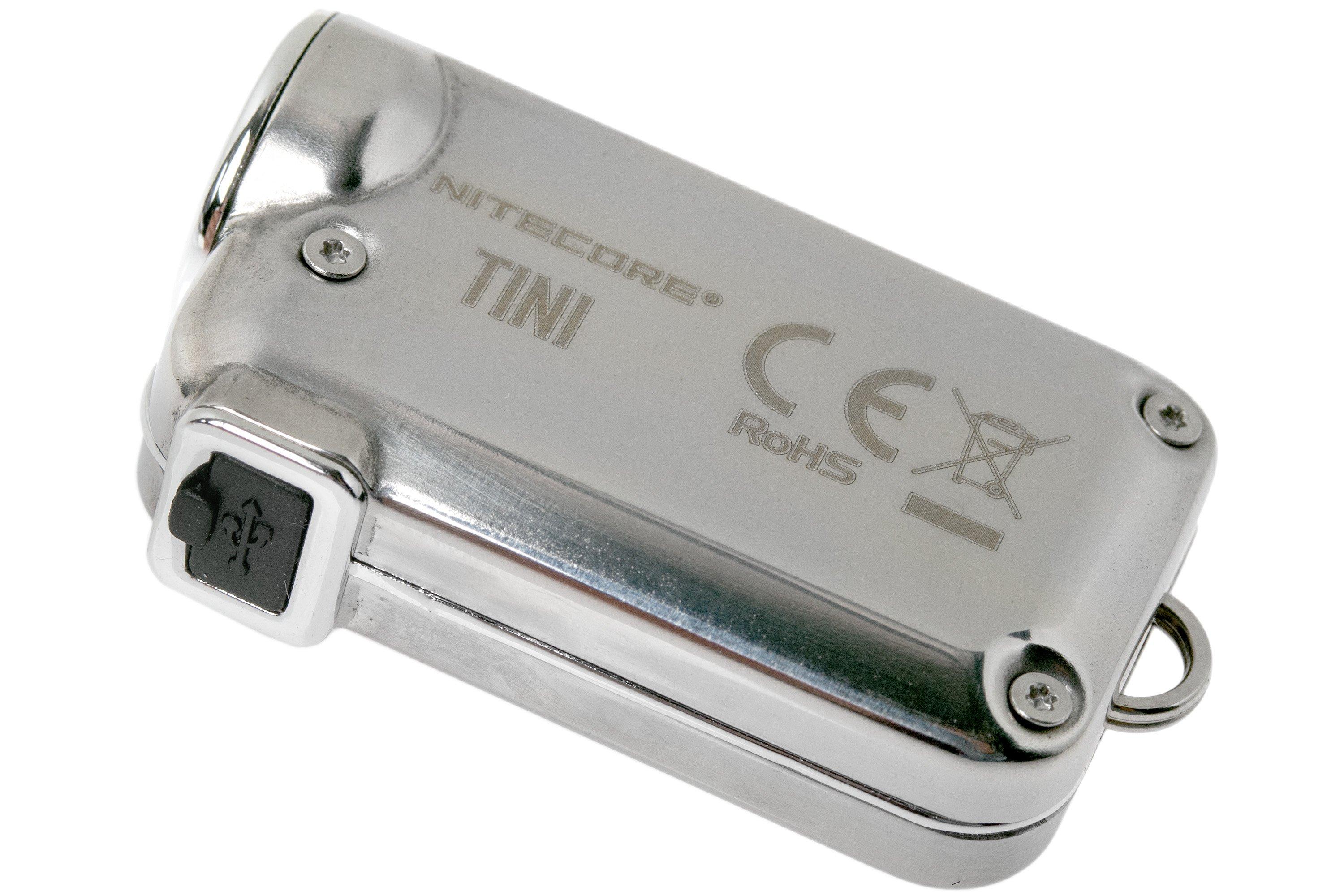 Nitecore TINI SS Torcia Portachiavi Ricaricabile, Tropical | Fare - Foto 10