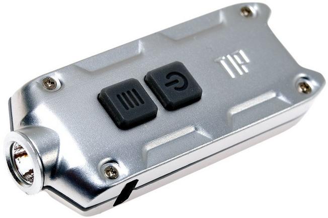 Image for Nitecore TIP, rechargeable keychain torch, silver-coloured