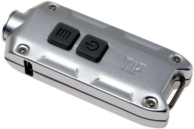 Image for Nitecore TIP, rechargeable keychain torch, silver-coloured