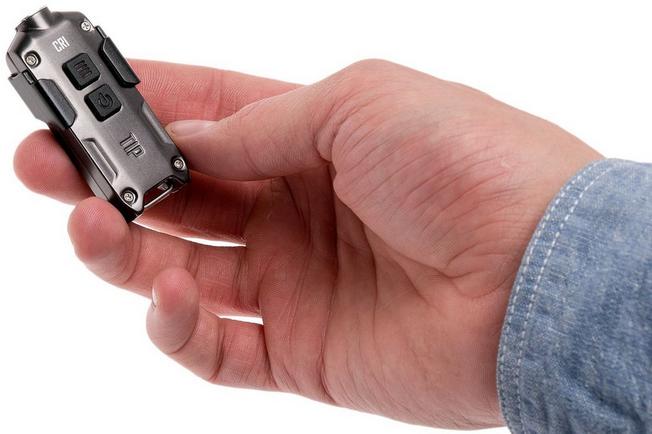 Image for Nitecore TIP CRI 2017 Grey rechargeable keychain flashlight, grey