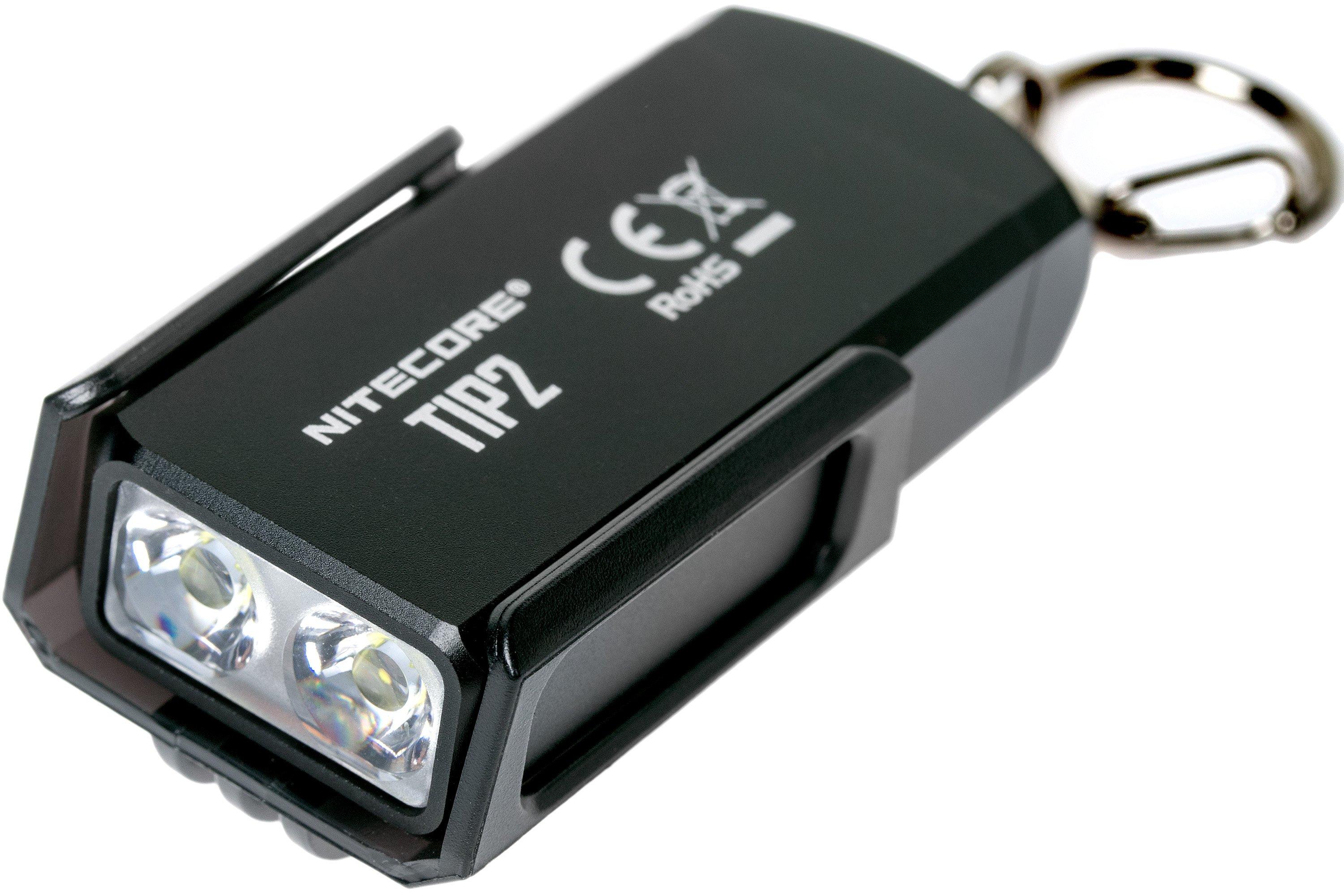 Nitecore TIP2 rechargeable keychain flashlight Advantageously