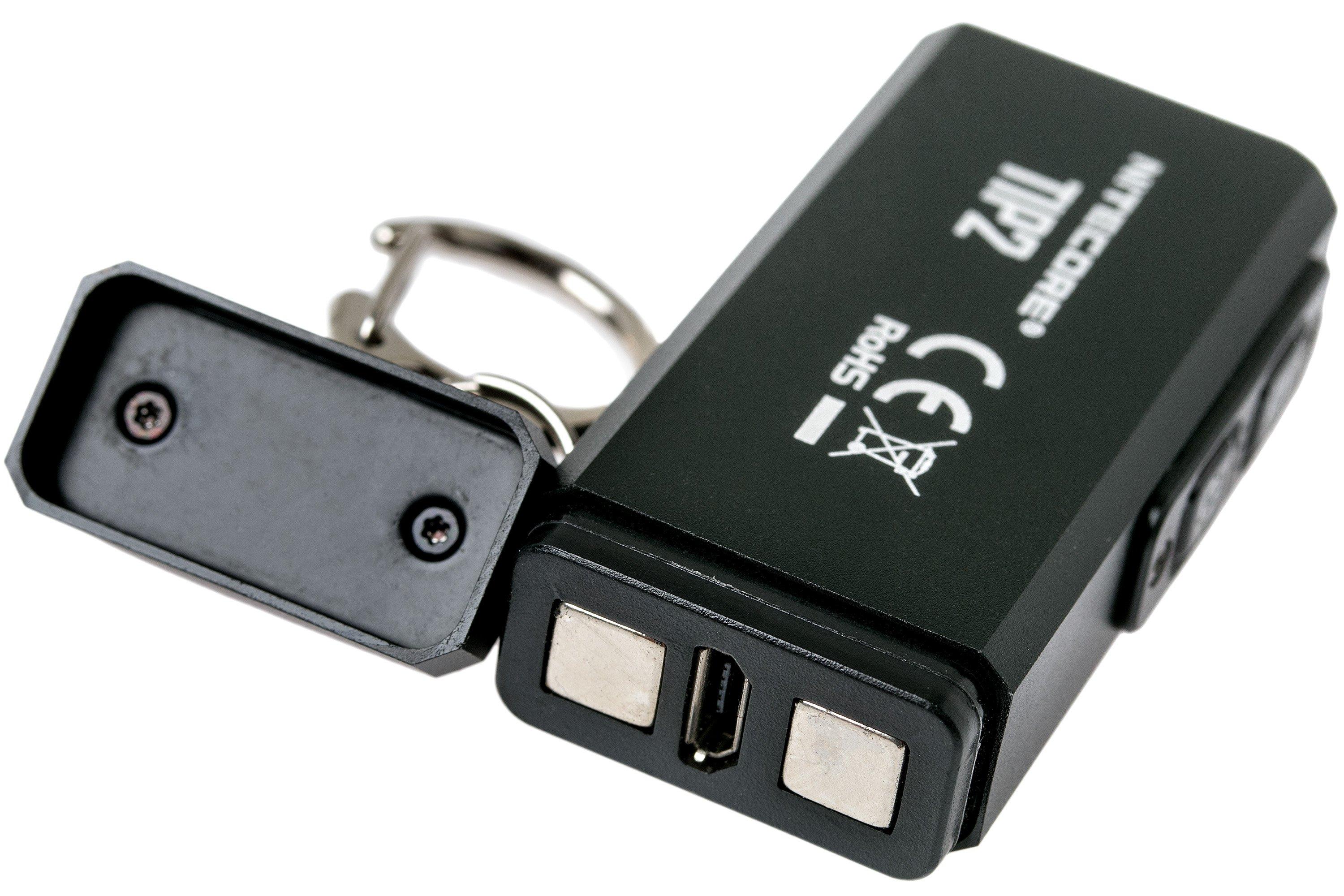 Nitecore TIP2 rechargeable keychain flashlight Advantageously