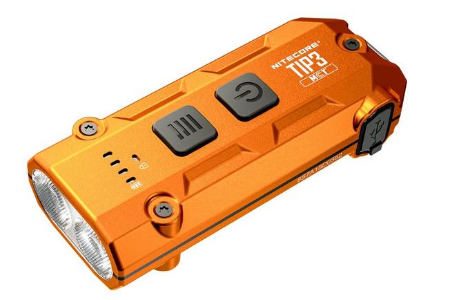 Afbeelding voor Nitecore TIP3 Alloy Orange, oplaadbare sleutelhangerzaklamp, 720 lumen