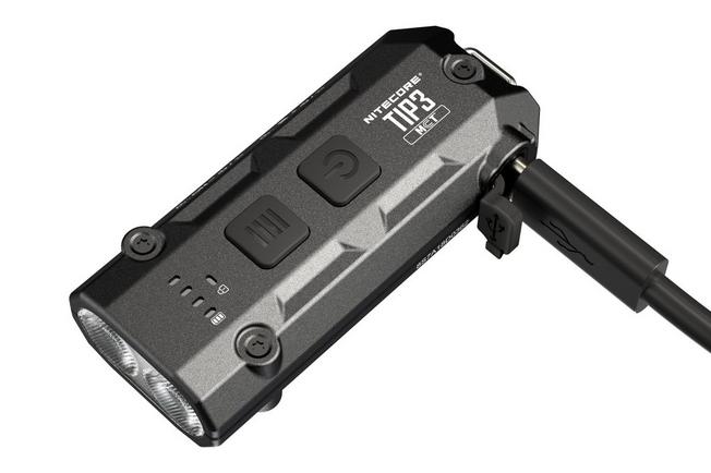 Afbeelding voor Nitecore TIP3 Classic Black, oplaadbare sleutelhangerzaklamp, 720 lumen