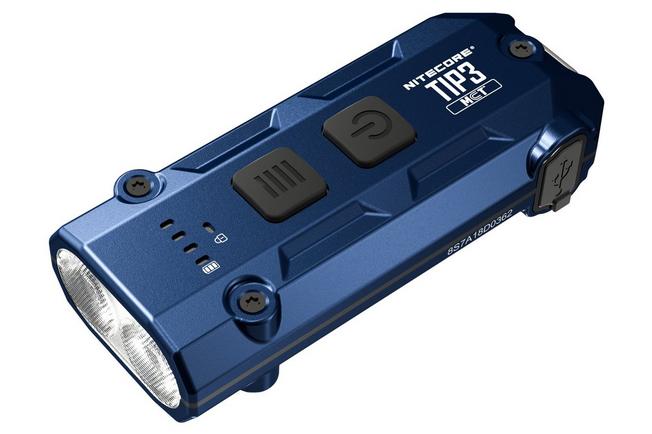 Afbeelding voor Nitecore TIP3 Cobalt Blue, oplaadbare sleutelhangerzaklamp, 720 lumen