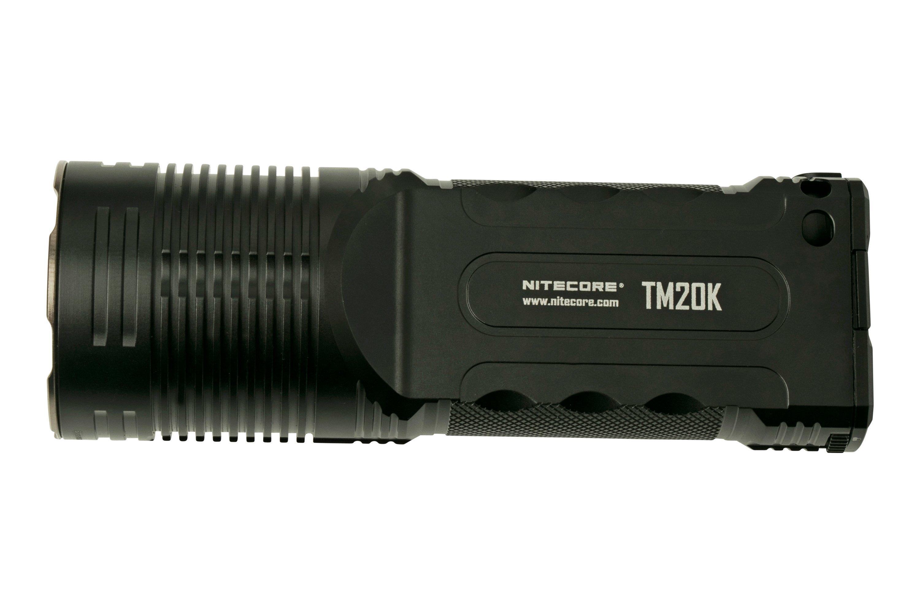 Latarka taktyczna Nitecore TM20K, 20.000 lumenów | Zalety