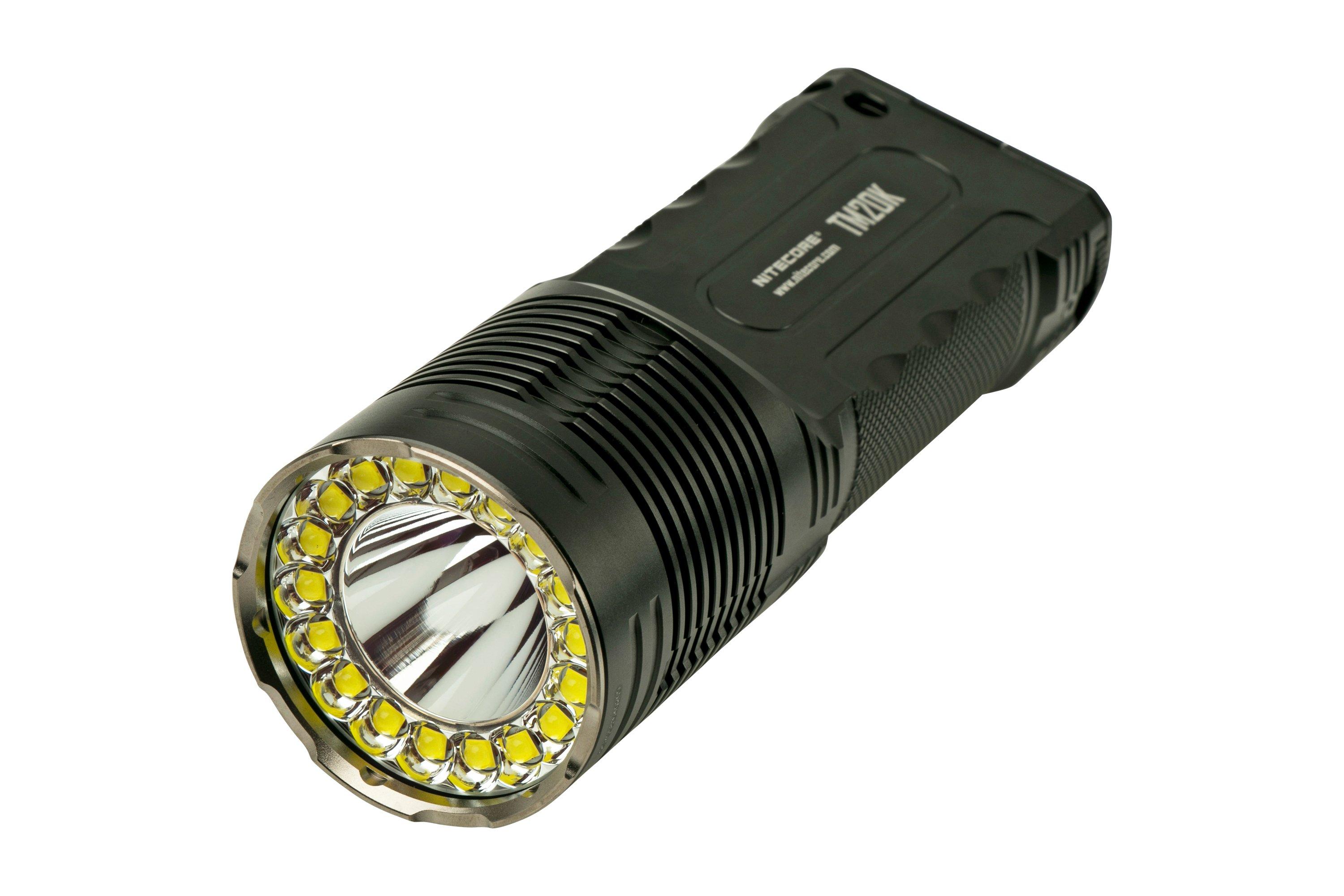 Nitecore TM20K, 20.000 lumen, tactical flashlight