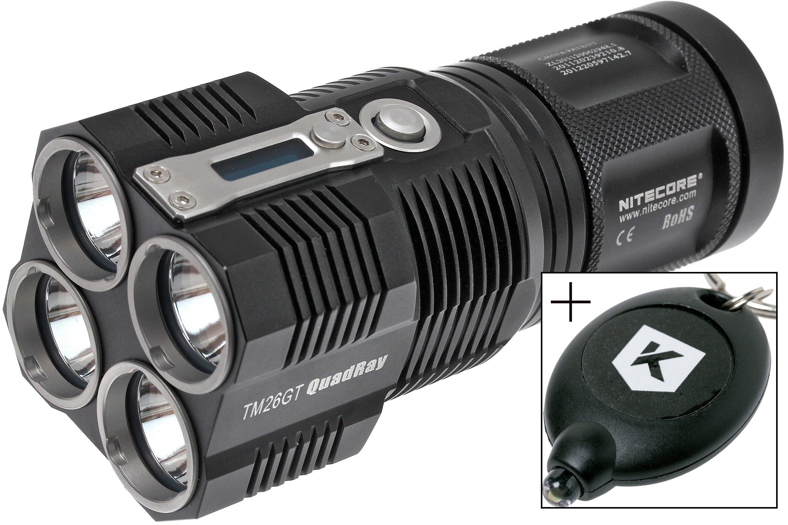 Nitecore TM26GT QuadRay Tiny Monster | Advantageously shopping at