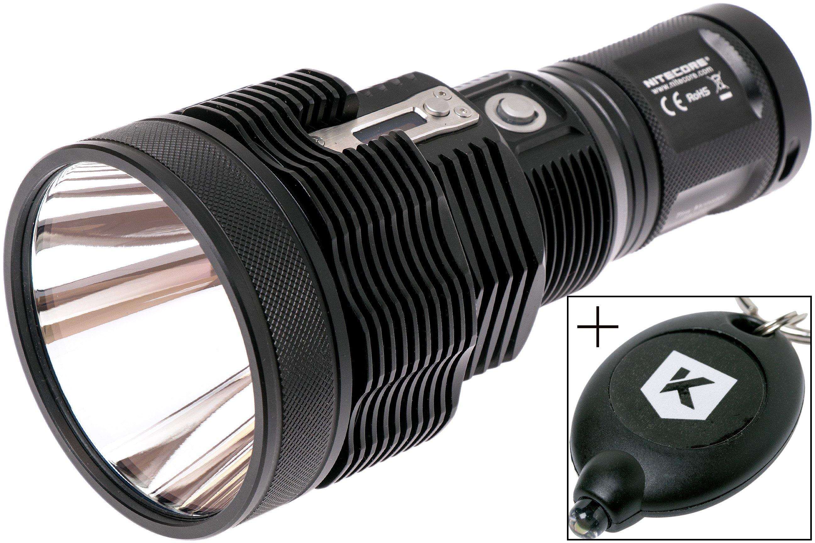 Nitecore TM38 Lite – Torcia Faro Di Ricerca CREE XHP35 HI D4 – 1800 Lumen – Lancio 1400 Metri