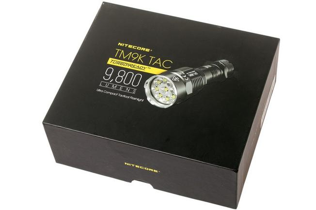 Nitecore TM9K TAC 9800 lumens lampe torche tactique ultra puissante  rechargeable USB-C