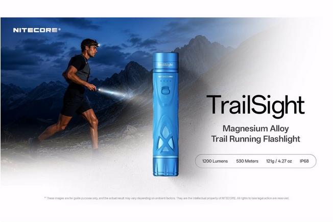 Bild für Nitecore TrailSight, Vivid Blue, Taschenlampe, 1200 Lumen