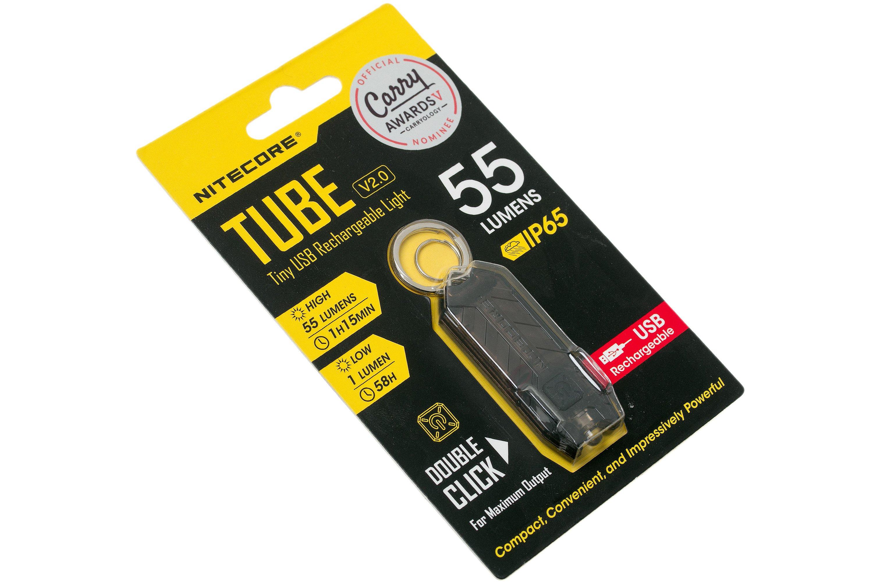 Nitecore Tube Blue Light Rechargeable LED Key Ring Torch – Torch