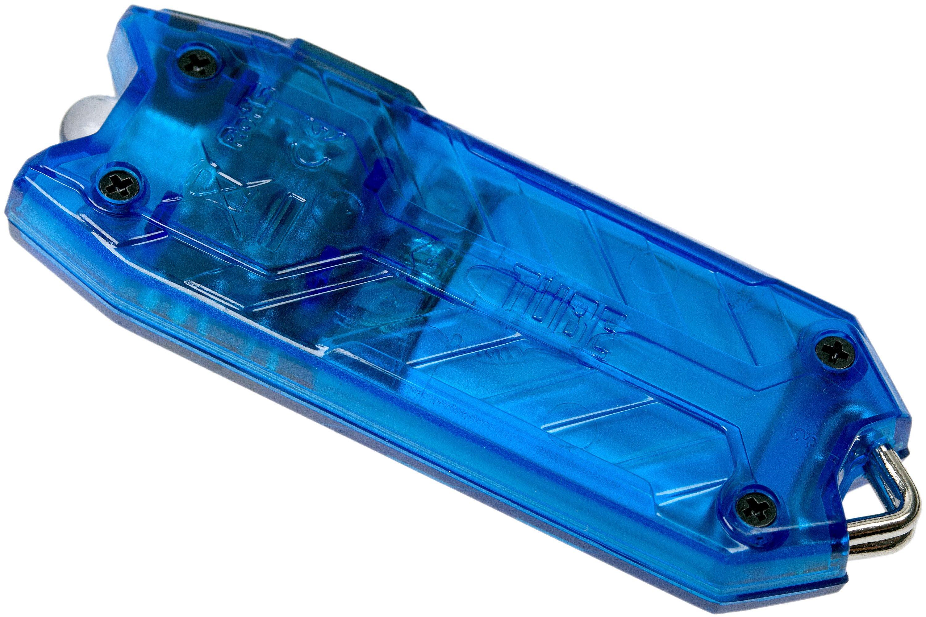 NiteCore Tube V2.0, rechargeable keychain flashlight, blue .