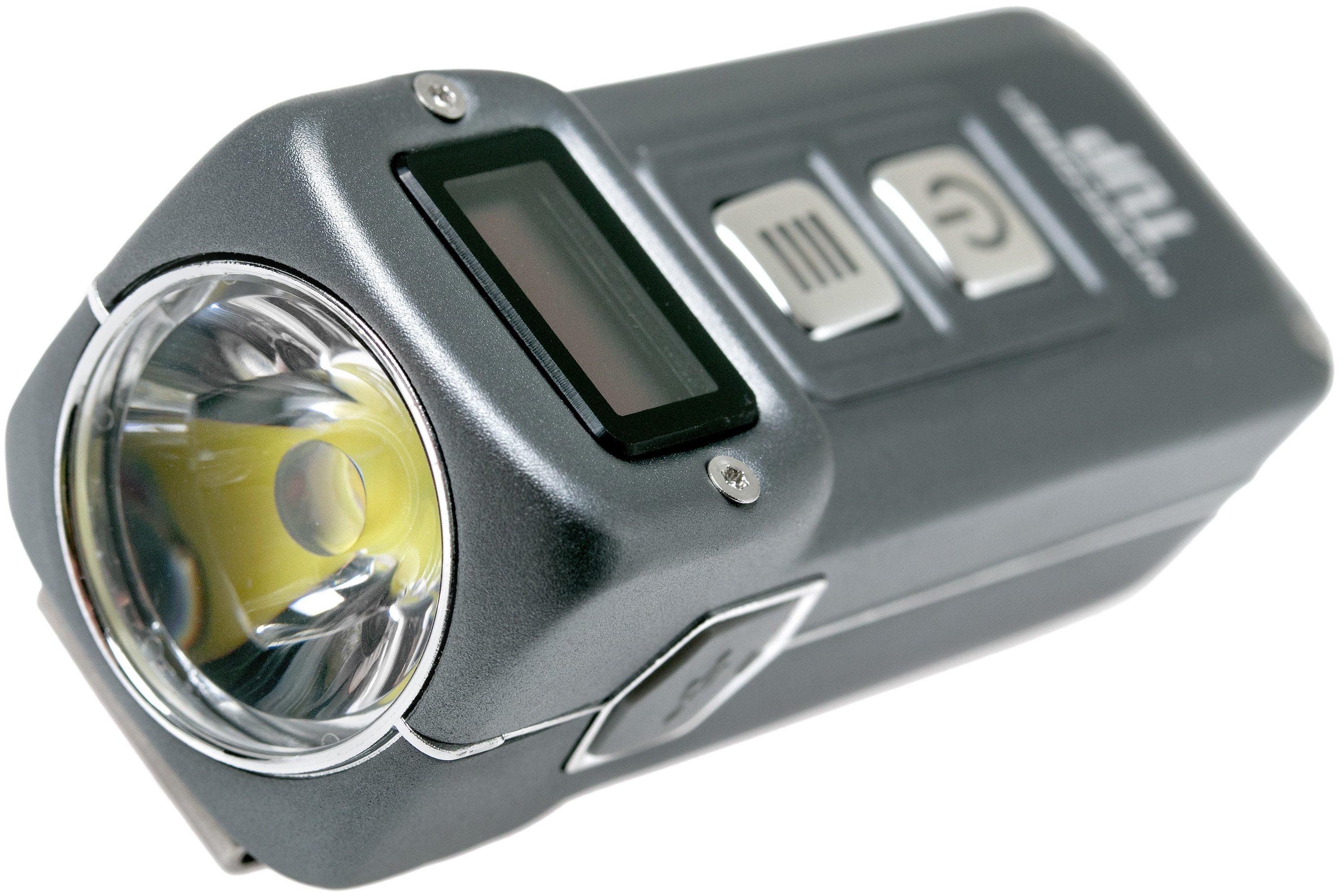 NiteCore TUP 1000 lumen lampe de poche porte-clés rechargeable grise