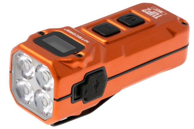 Bild für Nitecore TUP2 Alloy Orange, aufladbare Taschenlampe Schlüsselanhänger, 1200 Lumen