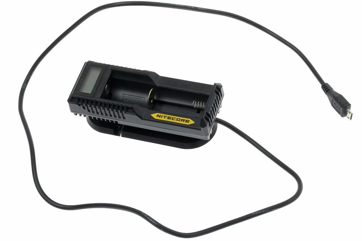 Chargeur Nitecore UM4 USB Universel Intelligent Pour Batteries Li-ion
