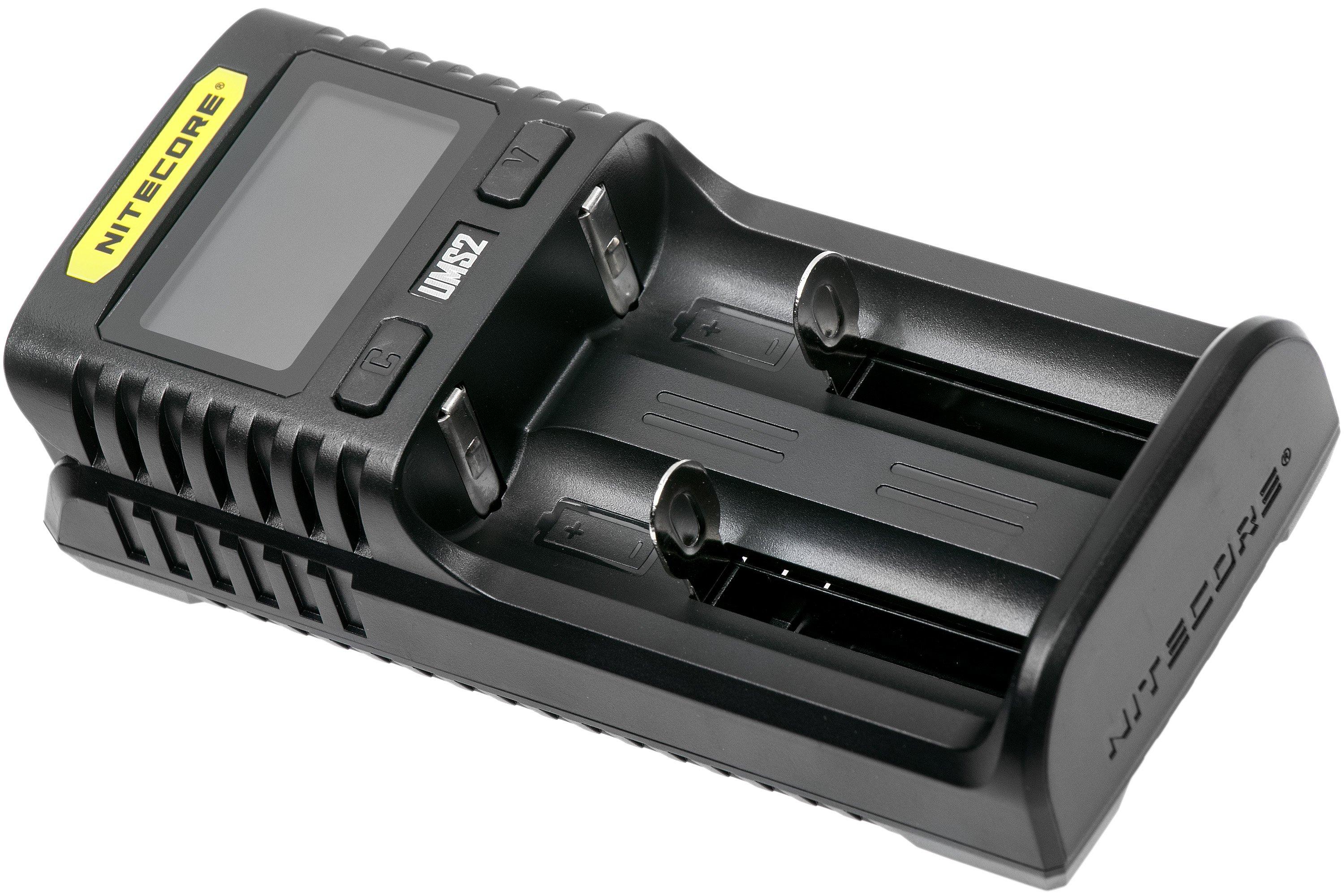 Nitecore UMS2 Charger, caricabatterie Fare acquisti vantaggiosamente