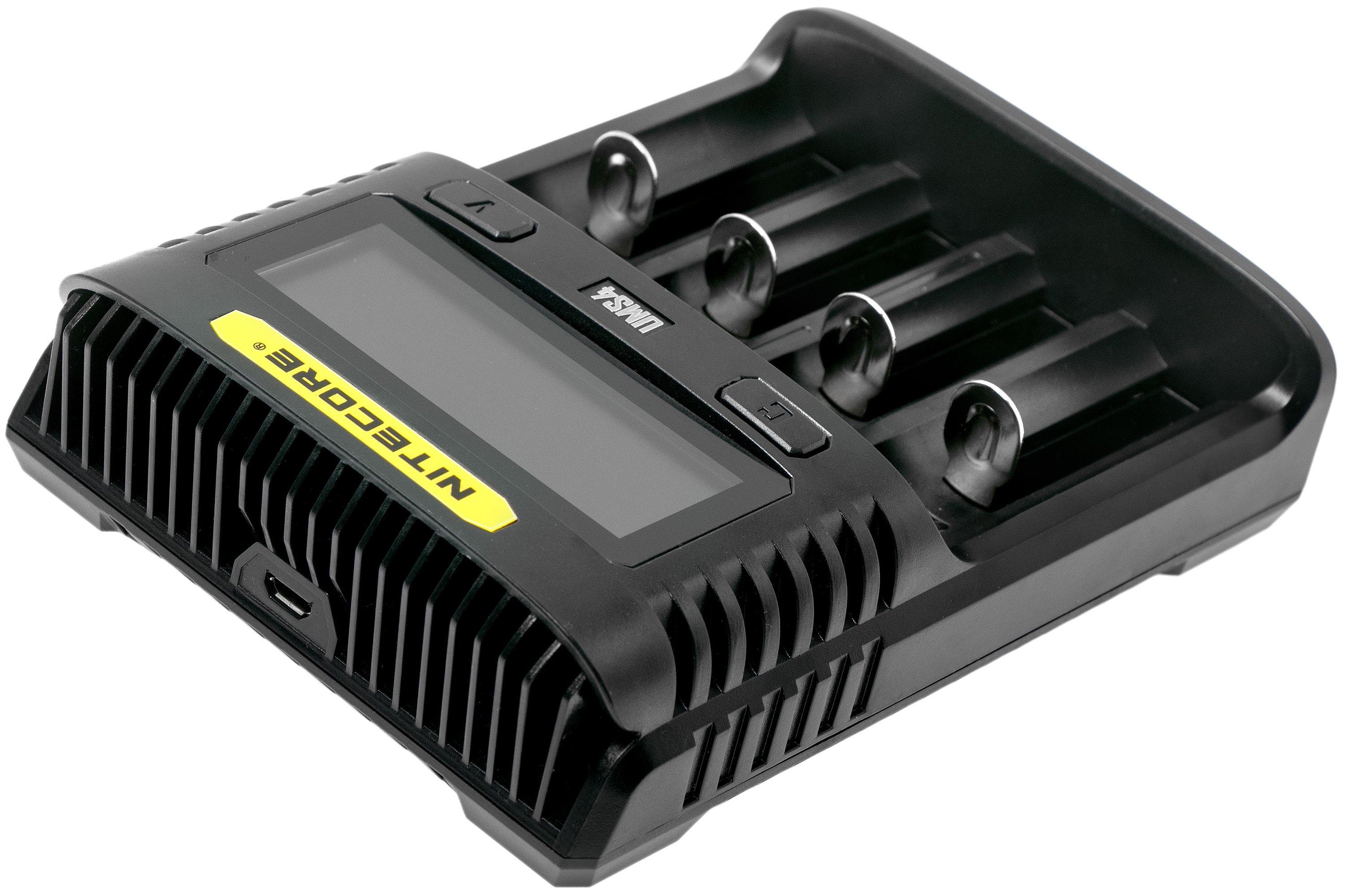 Nitecore UMS4 Charger, battery charger Advantageously shopping at