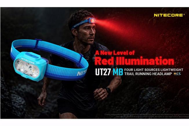 Afbeelding voor Nitecore UT27 MB Four Light Sources, oplaadbare hoofdlamp, 800 lumen