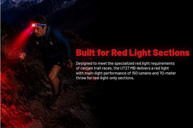 Afbeelding voor Nitecore UT27 MB Four Light Sources, oplaadbare hoofdlamp, 800 lumen
