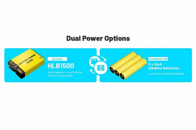 Afbeelding voor Nitecore UT27 MB Four Light Sources, oplaadbare hoofdlamp, 800 lumen