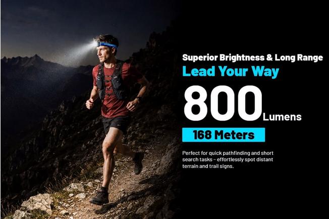 Afbeelding voor Nitecore UT27 MB Four Light Sources, oplaadbare hoofdlamp, 800 lumen