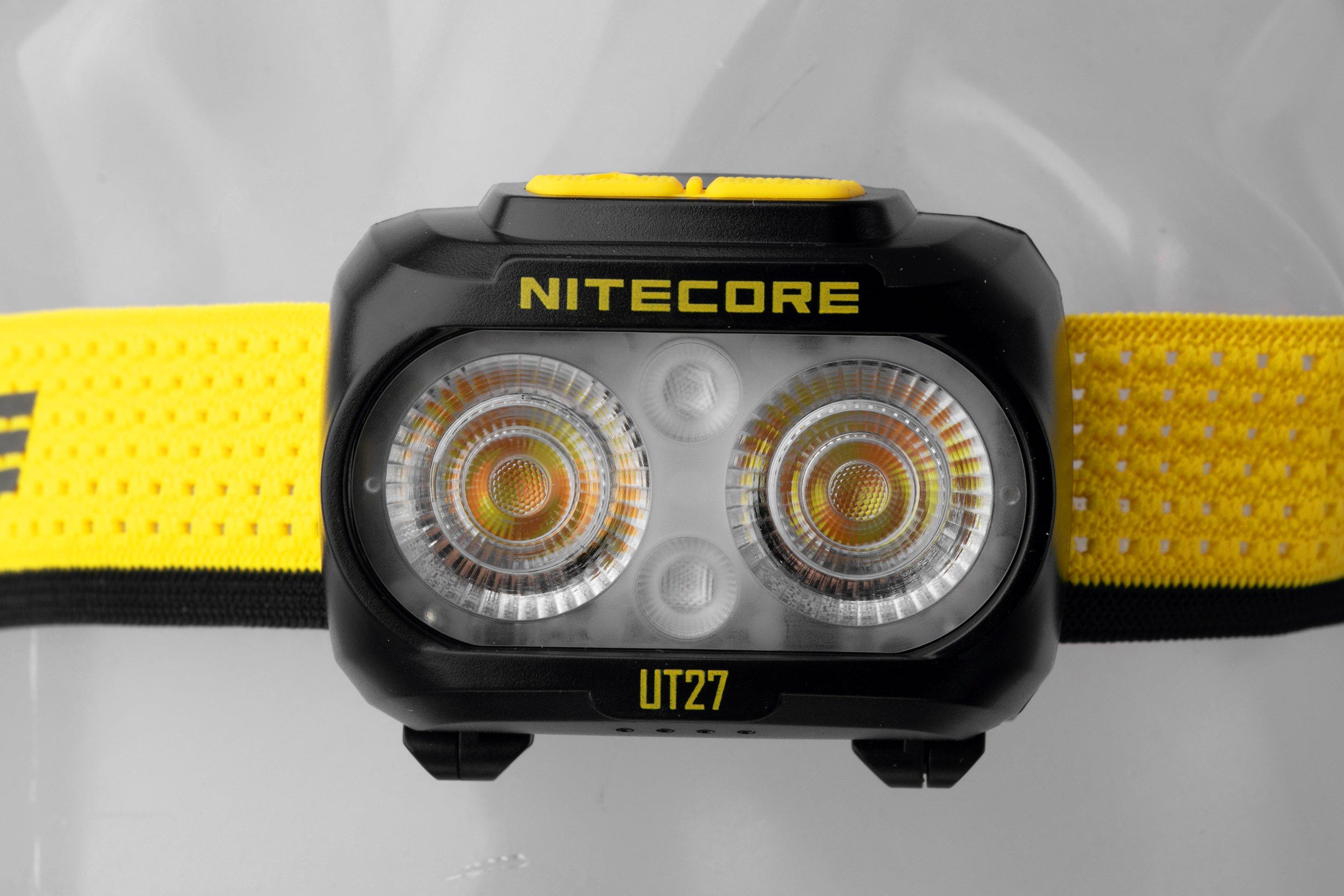 Lampe Frontale Nitecore UT27 MCT – 800 Lumens, USB-C, 3 Températures, IP66, Batterie 1500 MAh Ou AAA