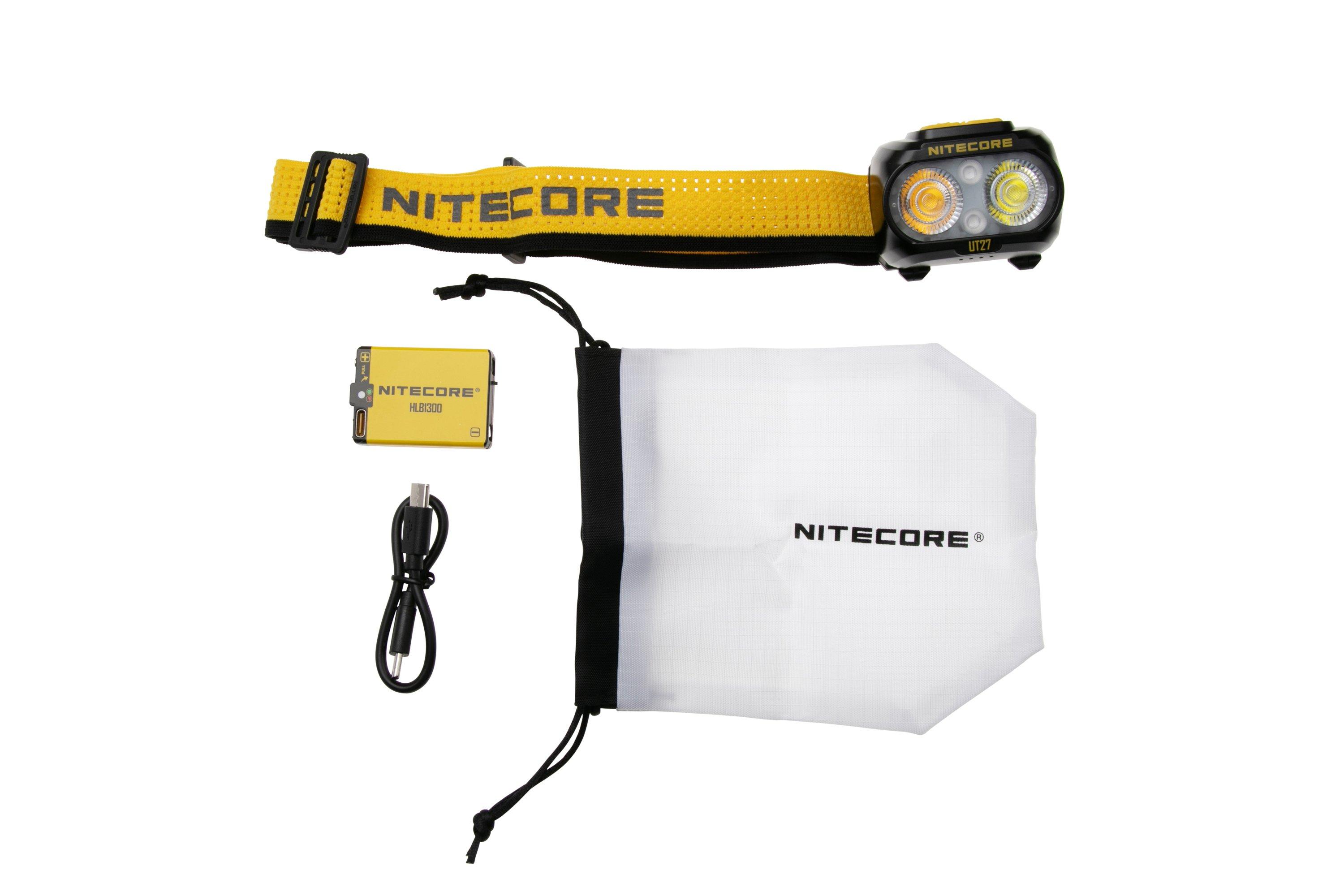 Nitecore UT27 PRO-800L rechargeable head torch, 800 lumens ...
