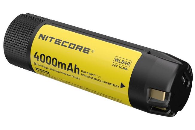 Afbeelding voor Nitecore WLB40 oplaadbare usb-c accu, 4000 mAh