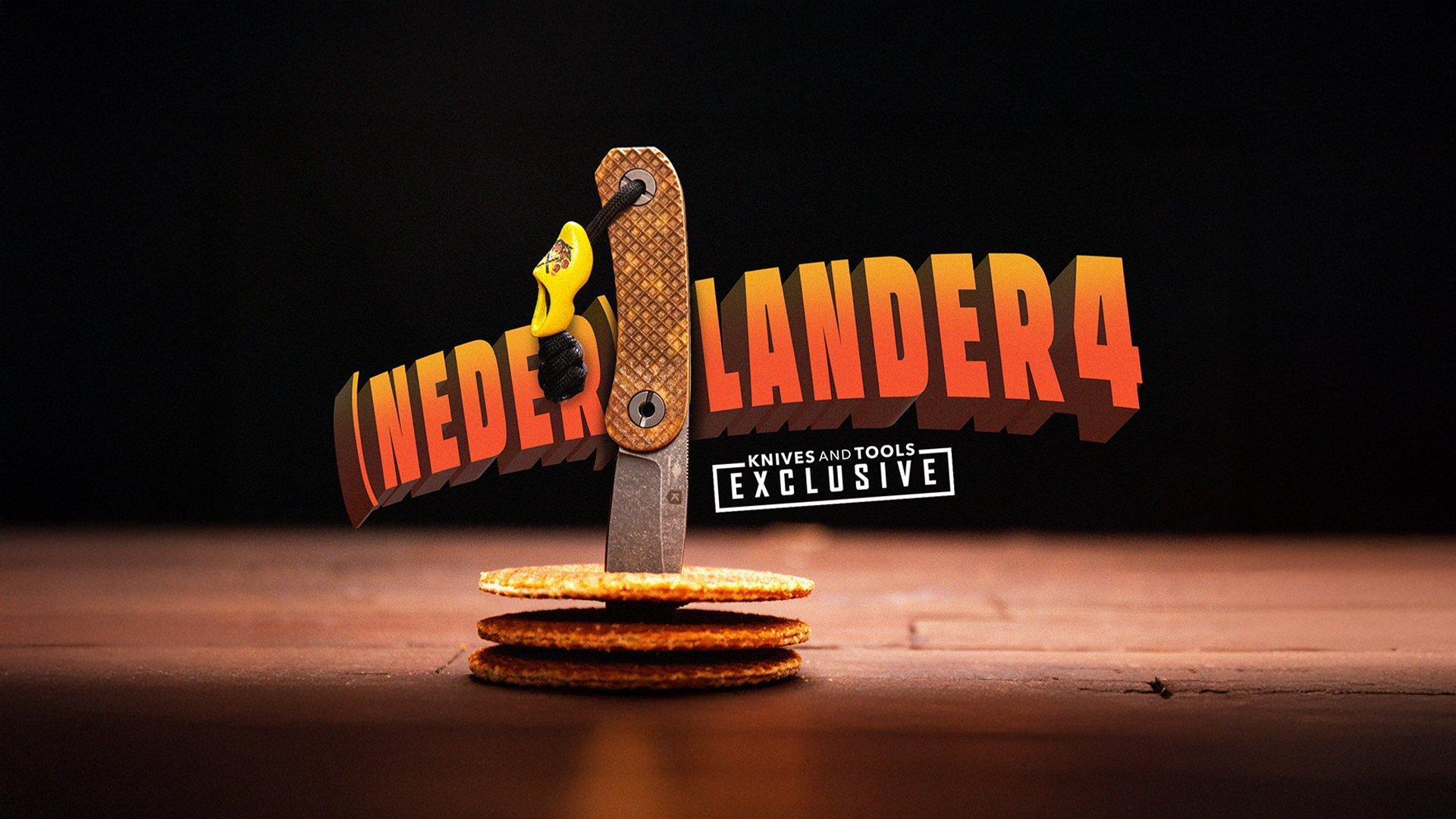 Nieuw: Knafs (Neder)Lander 4 Knivesandtools Exclusive met stroopwafel-scales!