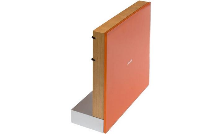 Image for Nesmuk knife block, orange, ash wood, MHA1O2013