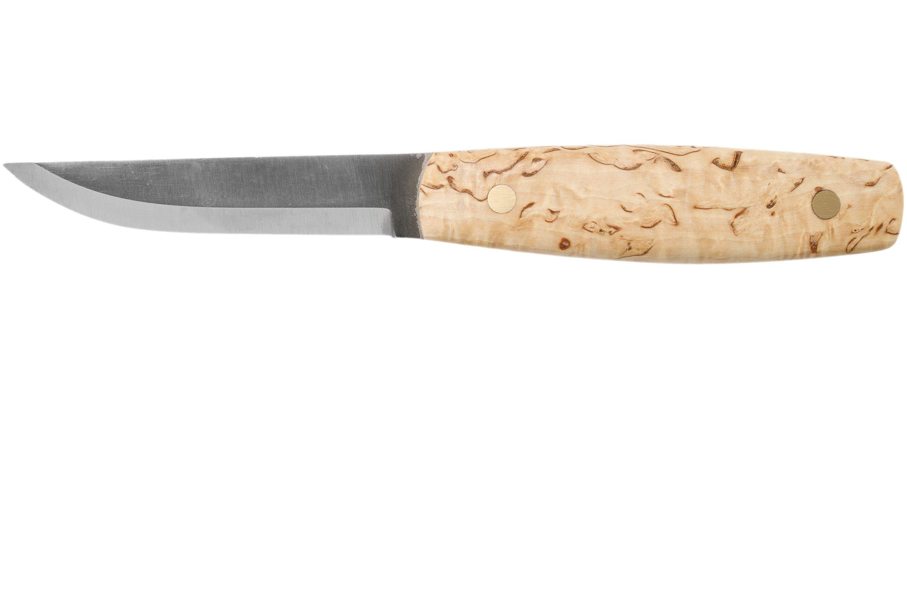 Nordic Knife Design Korpi 90 Curlybirch, 2040 fixed knife Advantageously shopping at